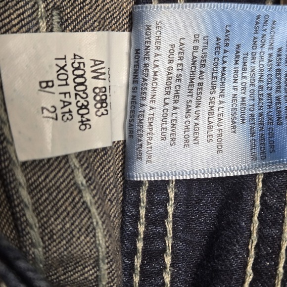 Ariat Jeans Women Sz 30 S Blue Denim Amber Western Straight Distressed Pants Hot - Picture 15 of 16